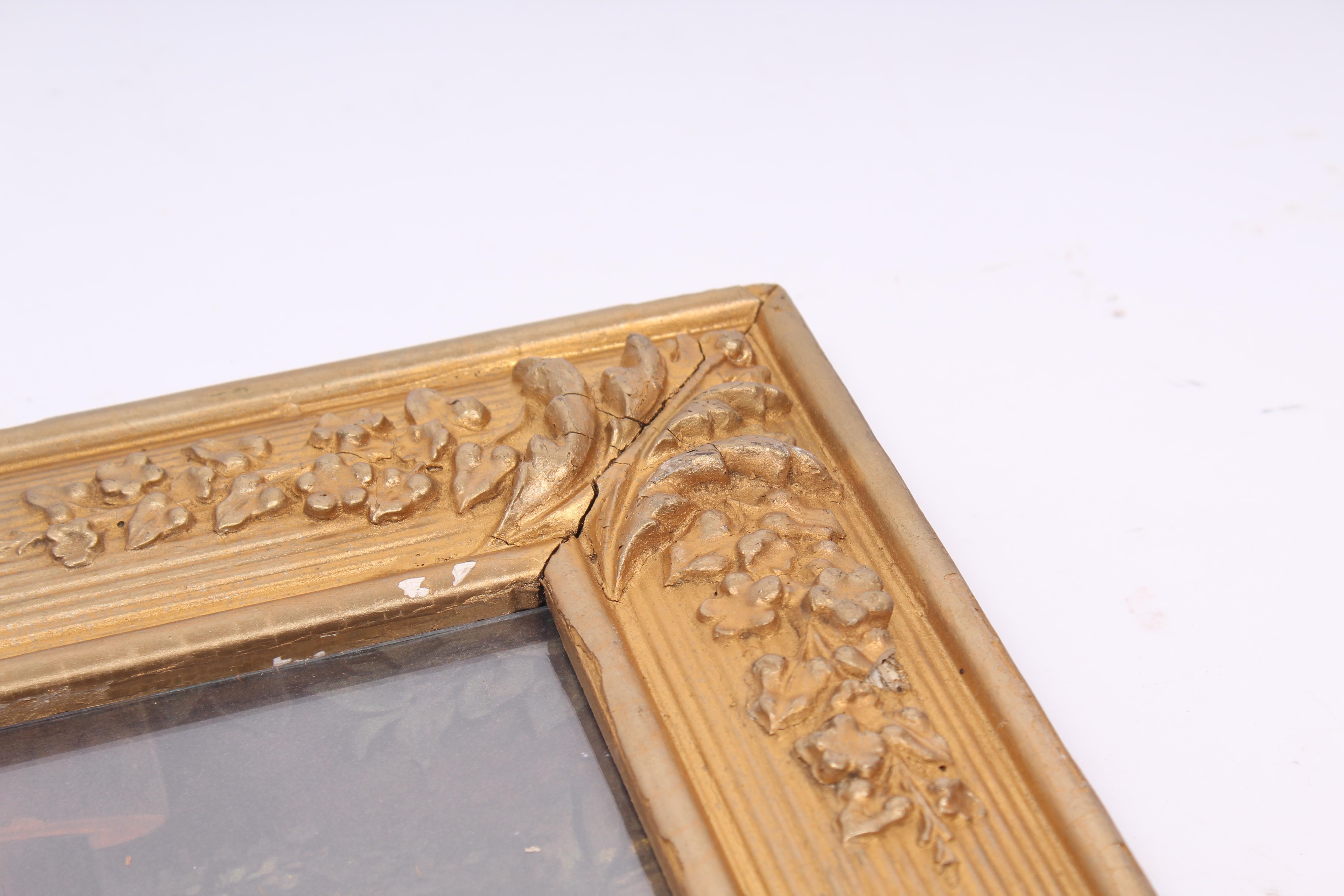 Artwork by E. Munier, German E. Munier Cherub Print Framed, Made of print