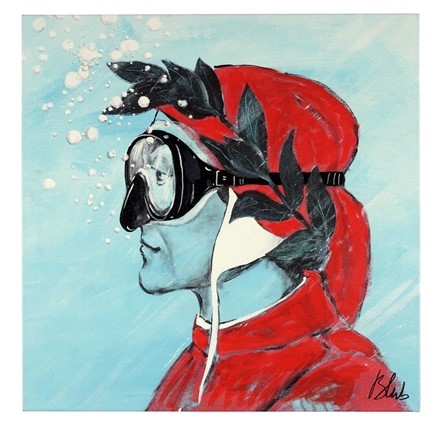 Artwork by Blub, SubDante., Made of Mixed media on canvas, namely offset and oil