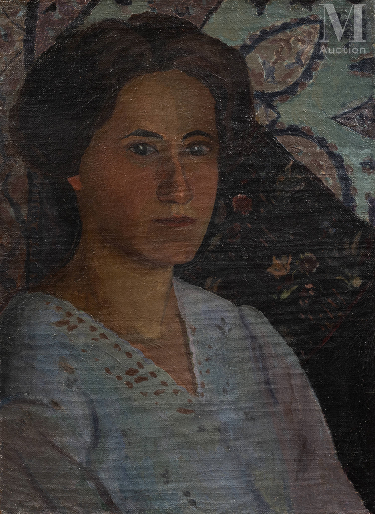 Portrait de femme by József Bató