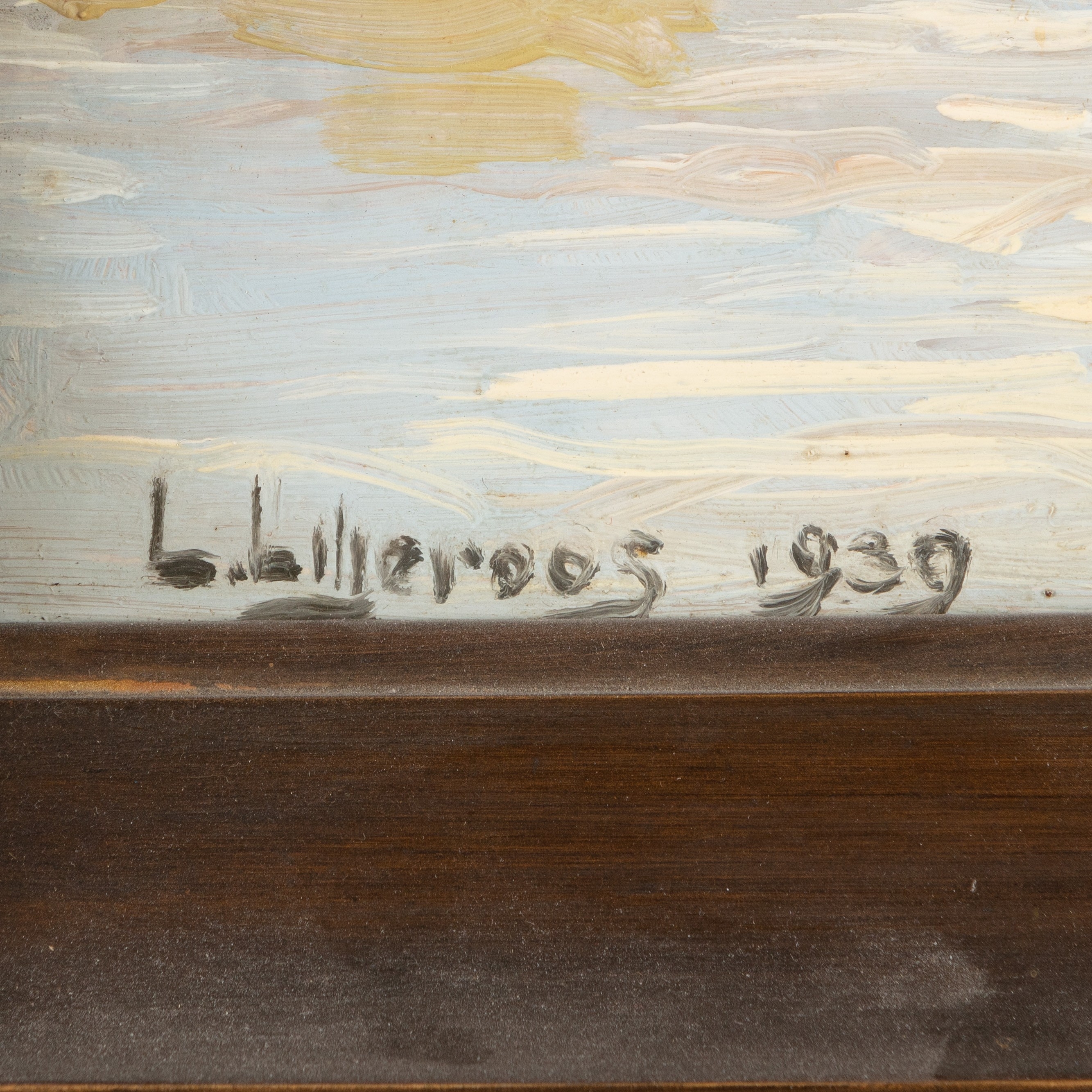 Artwork by Lennart Liljeroos, Porvoo, Made of oil