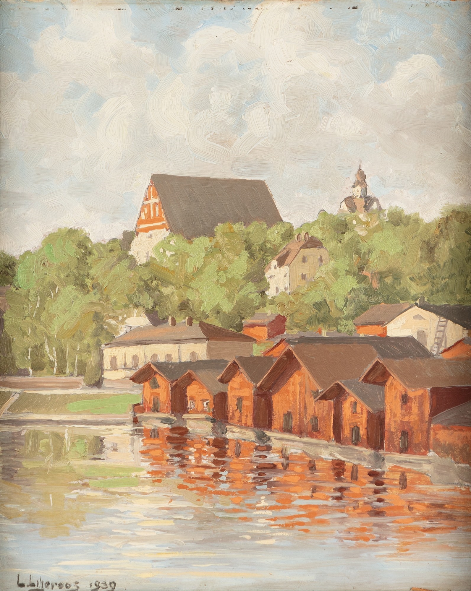 Artwork by Lennart Liljeroos, Porvoo, Made of oil
