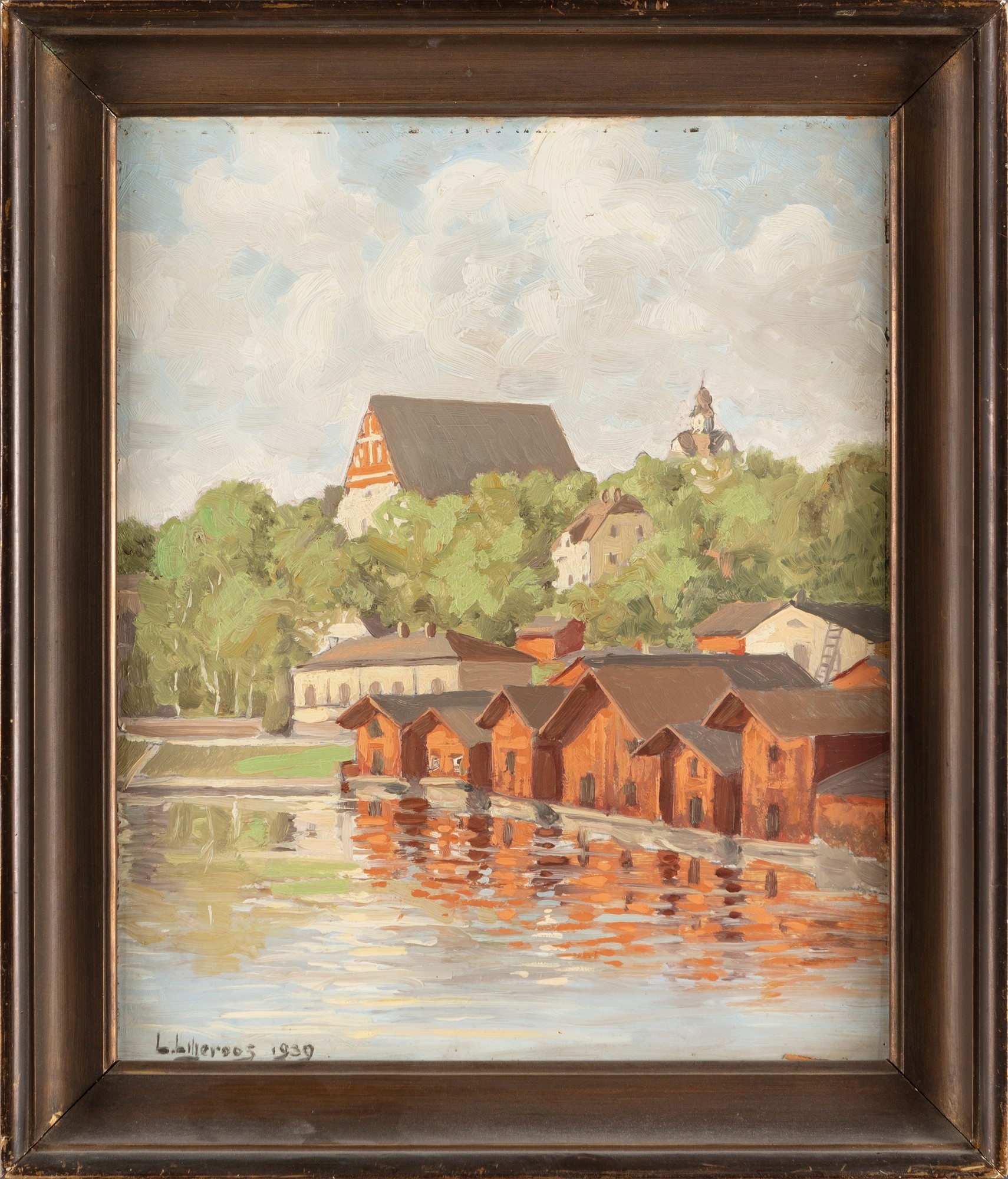 Artwork by Lennart Liljeroos, Porvoo, Made of oil