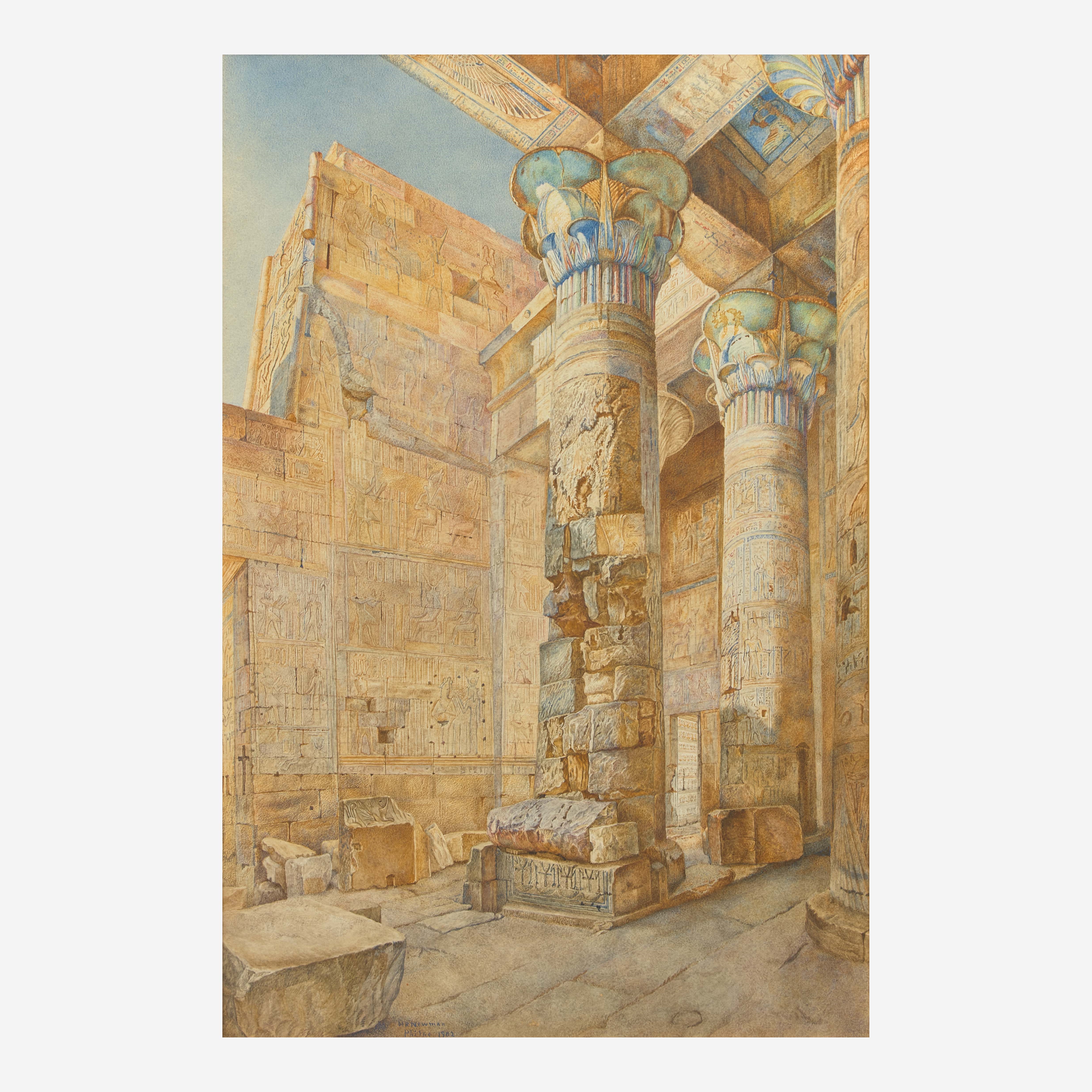 Henry Roderick Newman | Ruins of the Temple of Isis, Philae (1902 ...