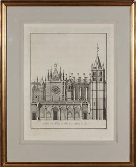 "Ortografia de la fachada Norte de la Cathedral de León" - Manuel Navarro