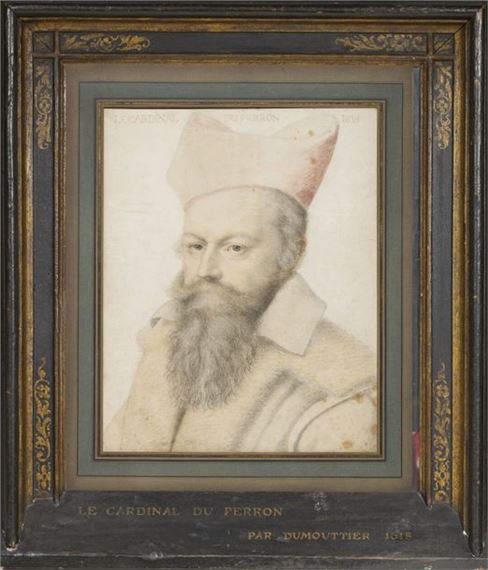 Portrait of Cardinal du Perron by Nicolas Lagneau, 1613