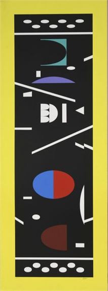 Yaacov Agam | Kinetic composition - parma border | MutualArt