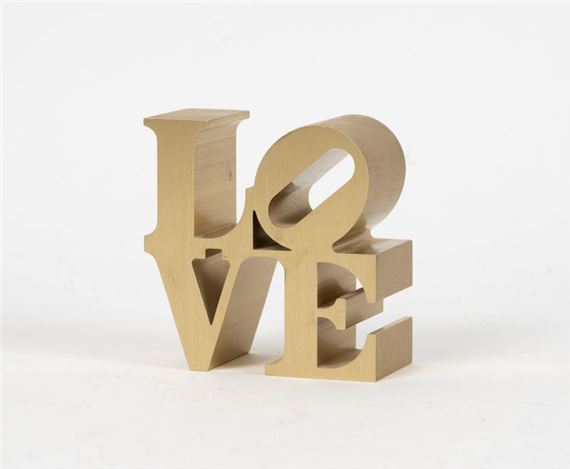 Robert Indiana | LOVE (silver)' (Authorized Replica (2009