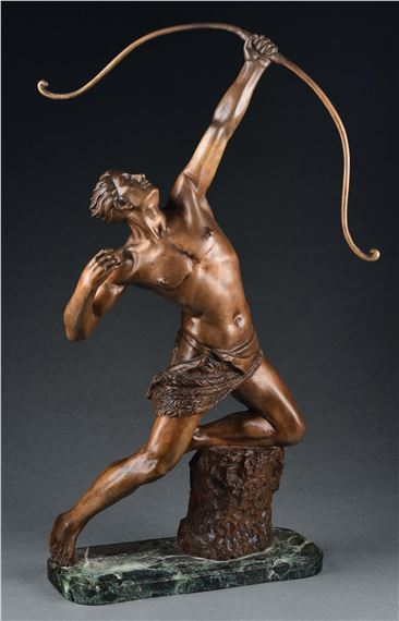 BRONZE STATUE OF ARCHER - Alex Kelety