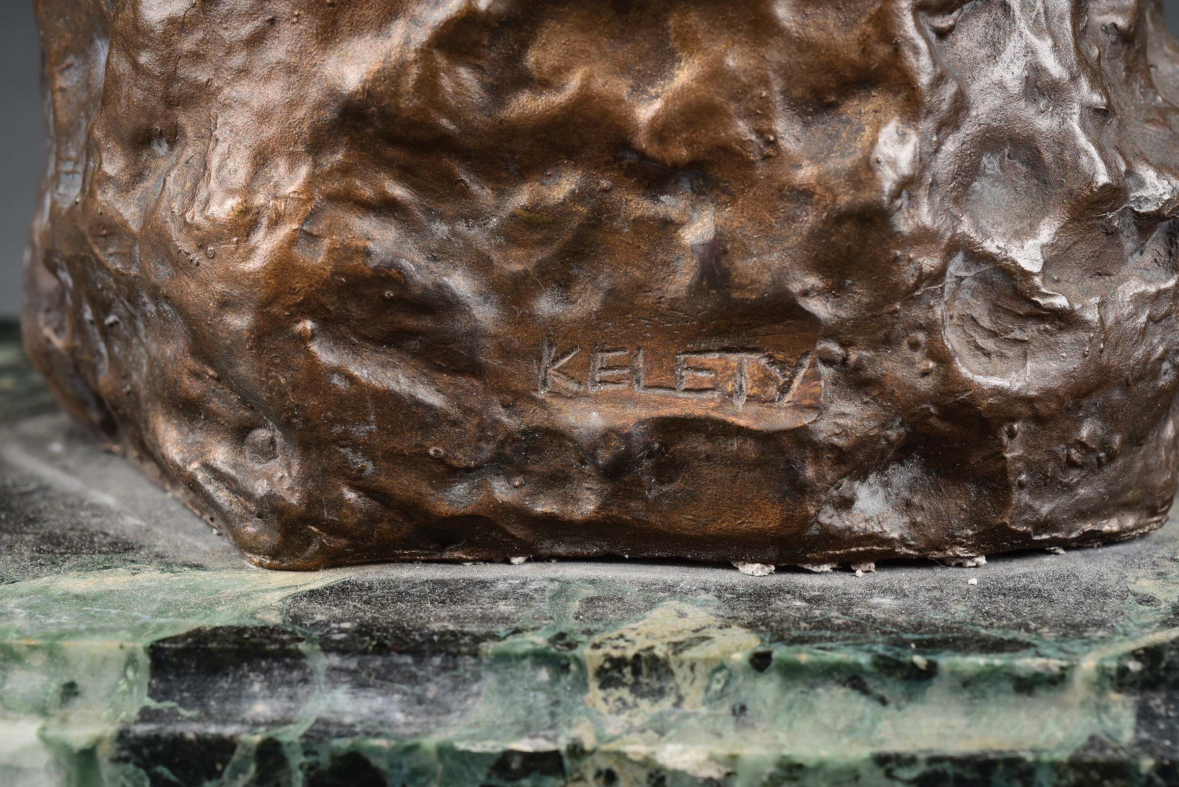 Artwork by Alex Kelety, BRONZE STATUE OF ARCHER, Made of bronze