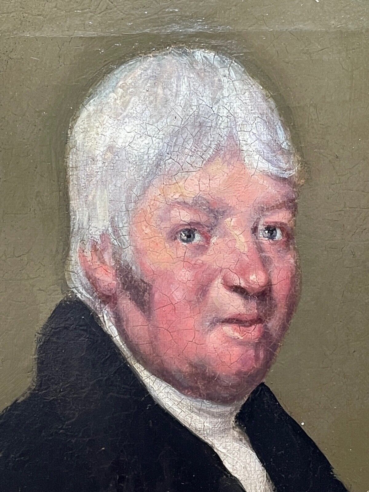 Artwork by John Whistler, PORTRAIT OF AN ENGLISH GENTLEMAN OIL PAINTING, Made of Oil on canvas