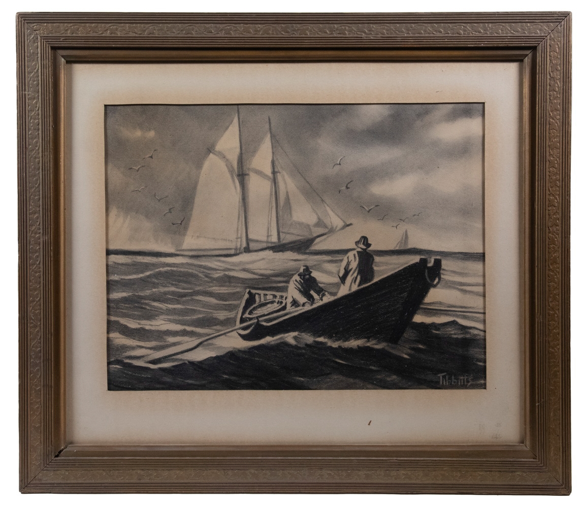 Armand Tibbetts | Fishermen in a Dory | MutualArt