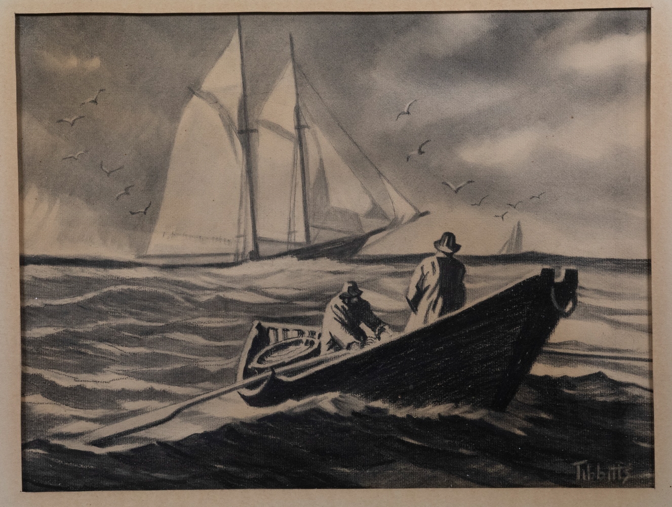 Armand Tibbetts | Fishermen in a Dory | MutualArt