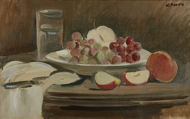 Grape and apple by Chozaburo Inoue