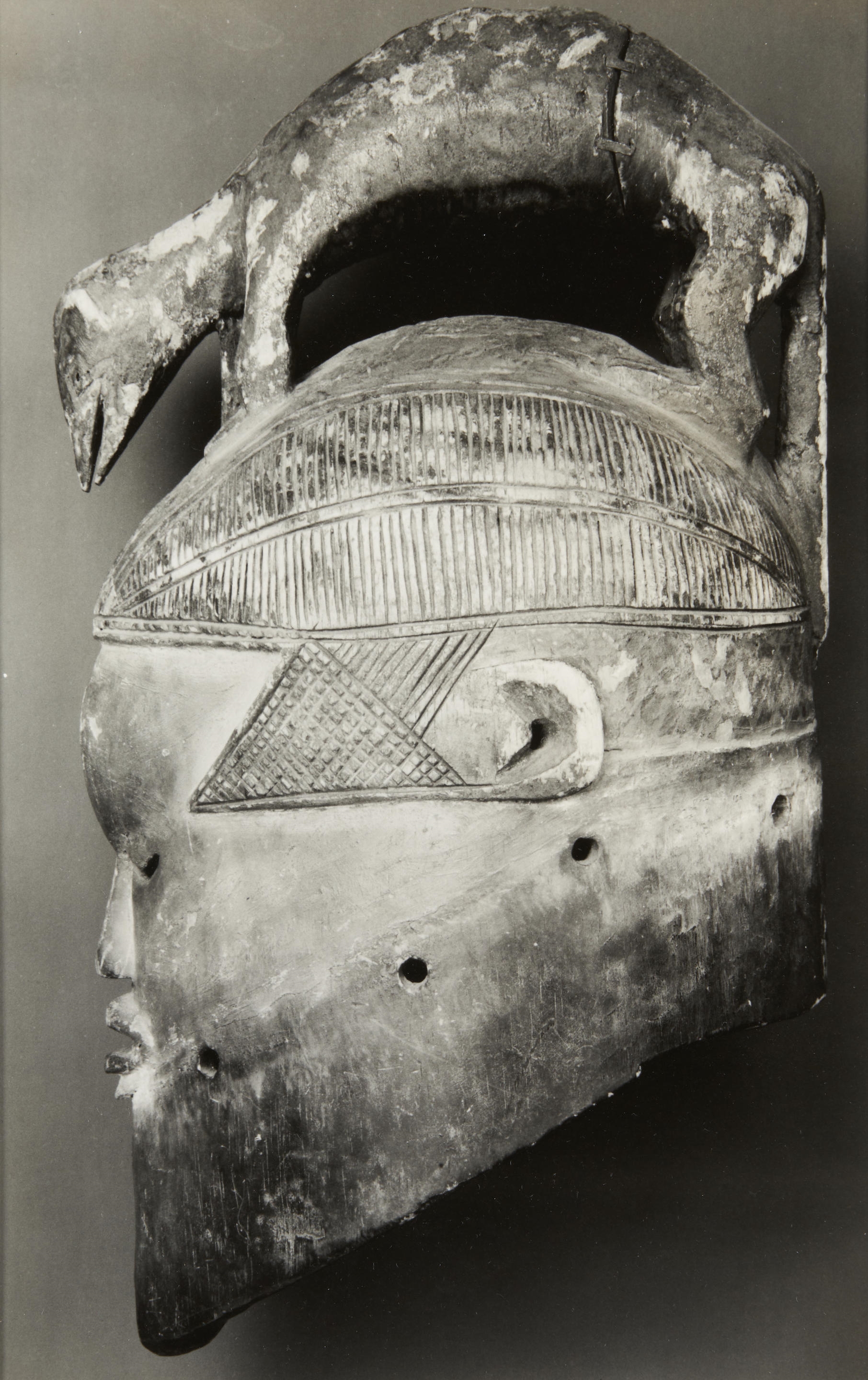 Congo Helmet Mask by Walker Evans, 1935