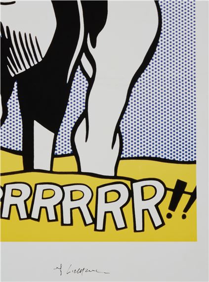 Roy Lichtenstein | Grrrrrrrrrrr!! (1995) | MutualArt