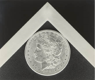 Artwork by Robert Mapplethorpe, Silver dollar, Made of photograph