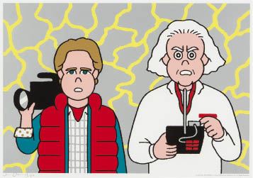 【額装済み】Back to the Future x JUN OSON Jun Oson | BACK TO THE FUTURE x JUN OSON | MutualArt