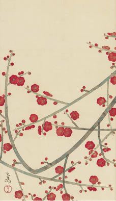 Red plum by Seison Maeda