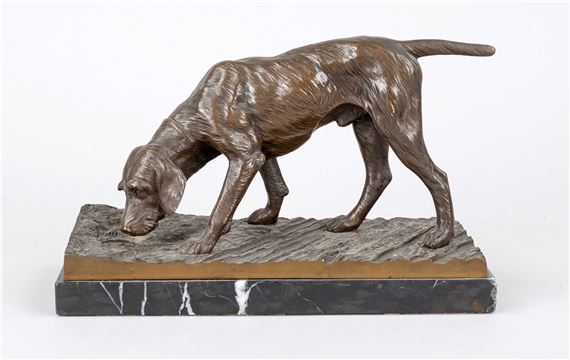 Hunting dog picking up a scent - Ernst Fassbender