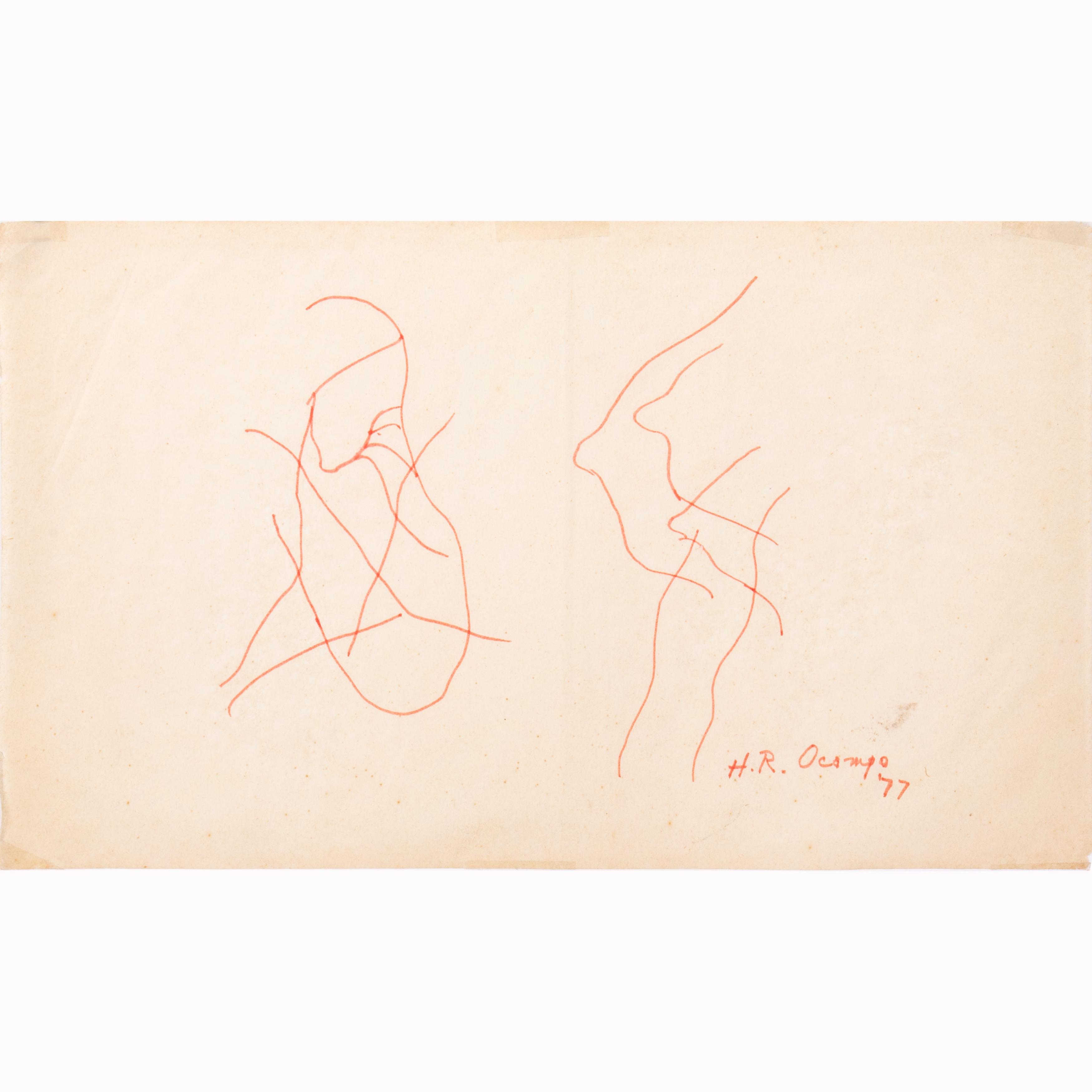 Artwork by Hernando Ocampo, Untitled (Abstract), Made of Ink on paper