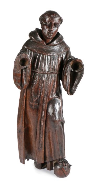 European School, 16th Century | A 16th century carved oak figure of a ...