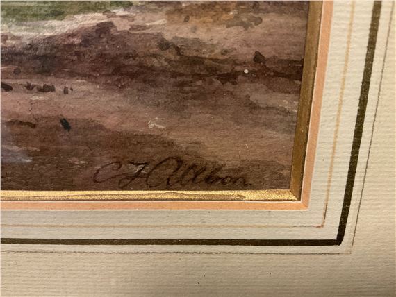 A stroll along the river, by Charles Frederick Allbon