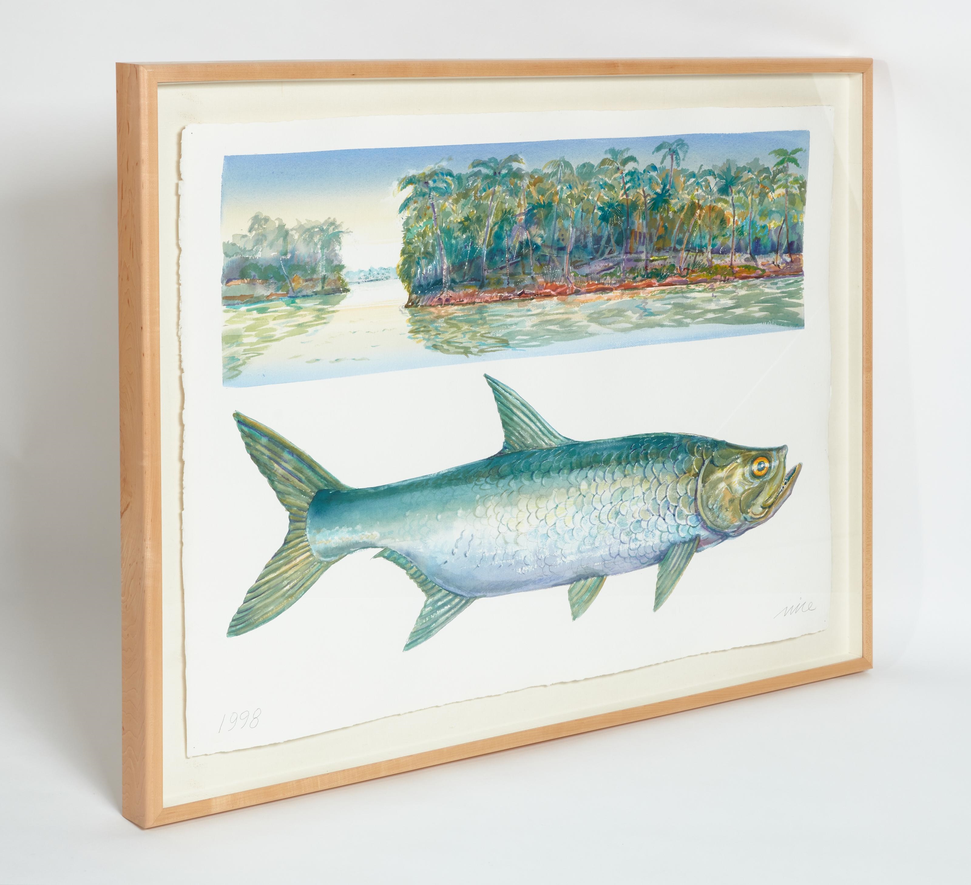 Don Nice | Study of a Fish below Waterway, 1998 (1998) | MutualArt