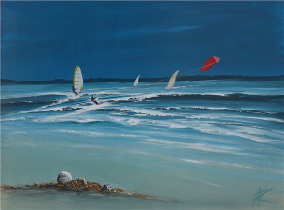 Nick John Rees | Brittany Oil on board Initialled | MutualArt