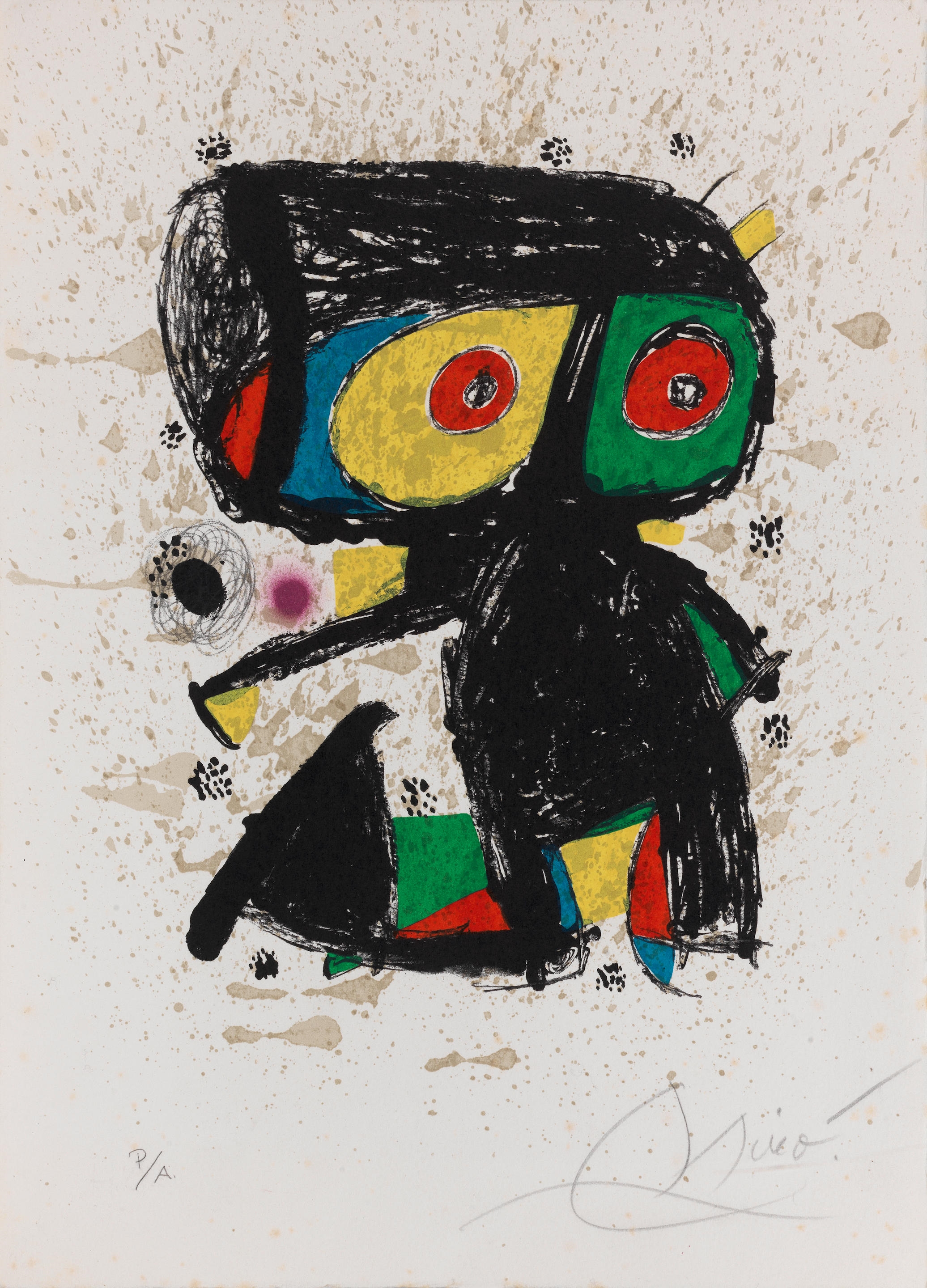 Polígrafa XV Años by Joan Miró, 1979
