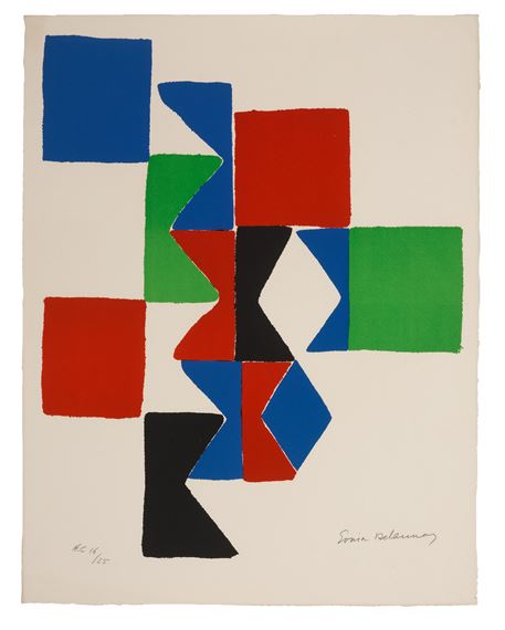 Hommage à Tzara by Sonia Delaunay, circa 1970