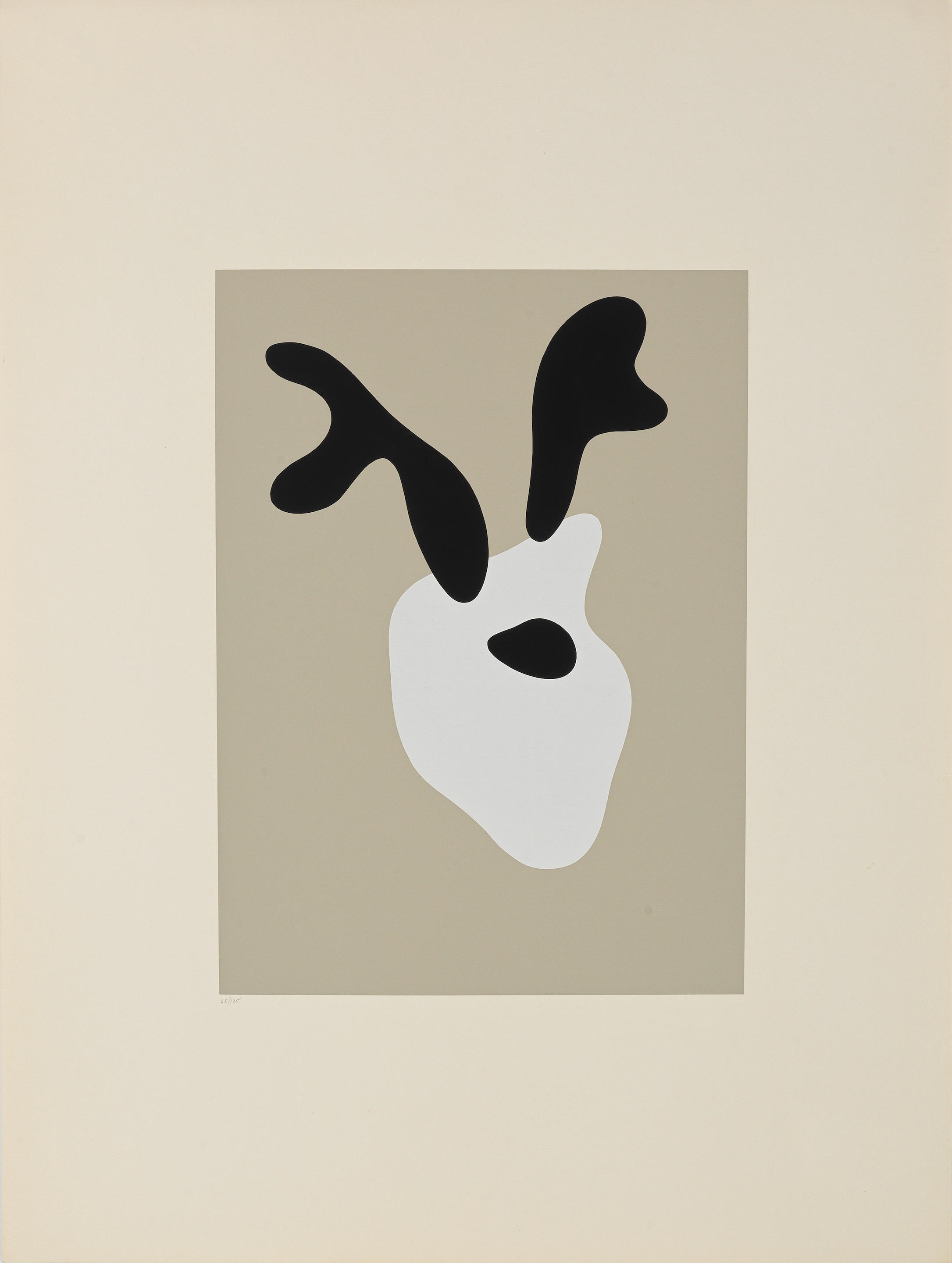 Artwork by Jean Arp, Arp, Made of screenprints in colours and one collage, 1959, on wove paper