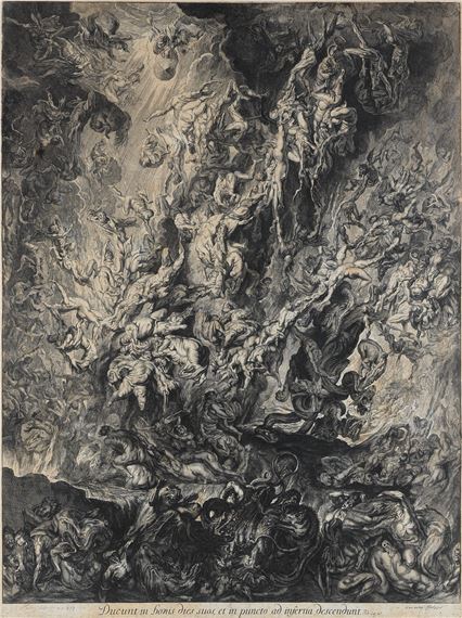 The Fall of the Rebellious Angels by Peter Paul Rubens, Richard van Orley, circa 1700