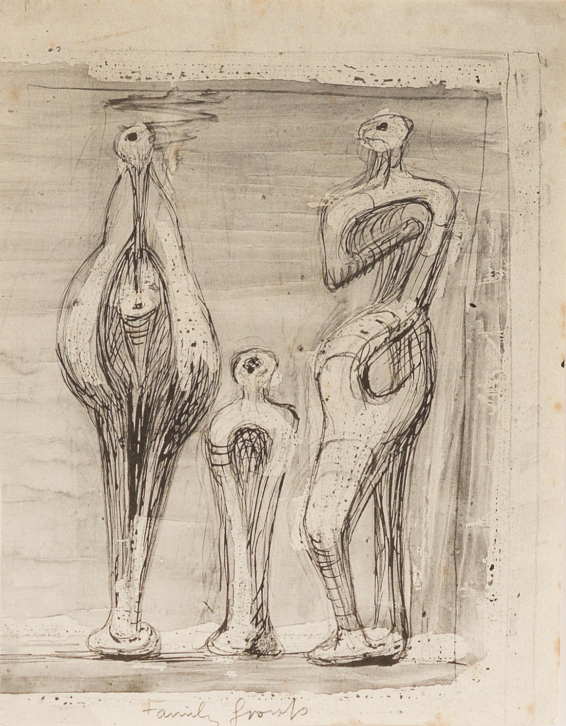 Henry Moore | Standing Figures (1949) | MutualArt