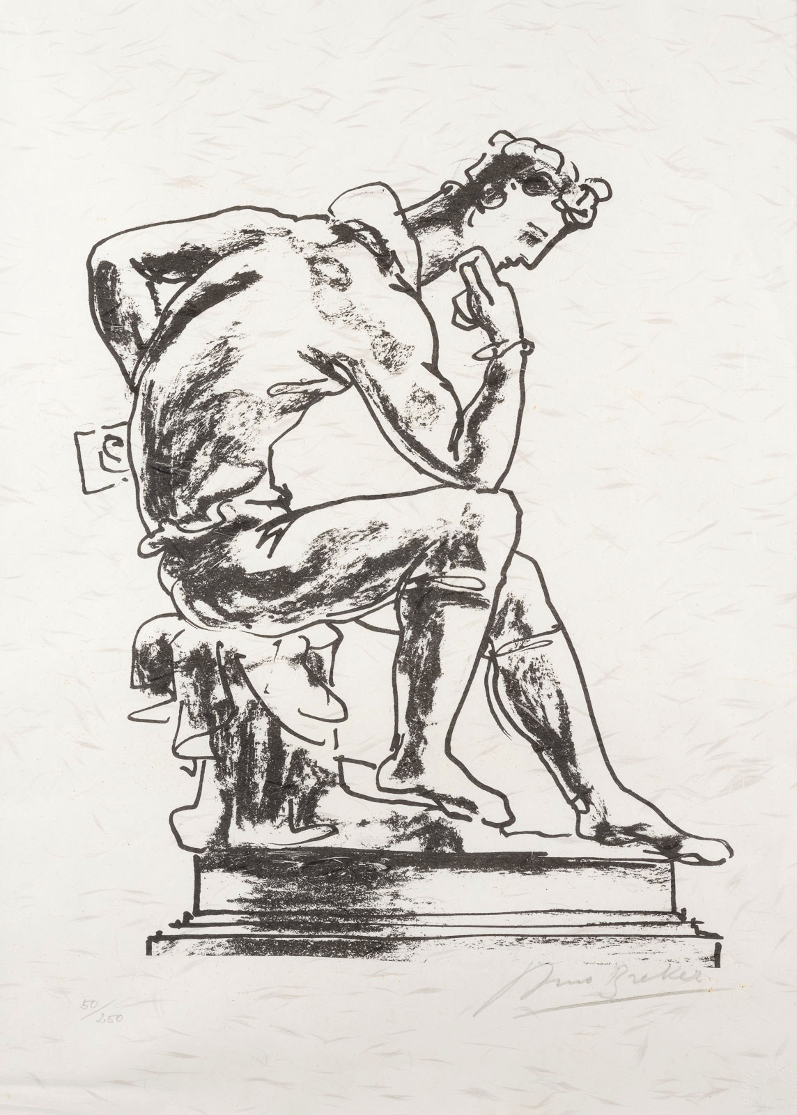 THE THINKER; DIALOGUE OF THE GIRLS by Arno Breker, 1978
