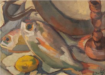 STILL LIFE WITH FISH AND LEMON - Jane Duboe