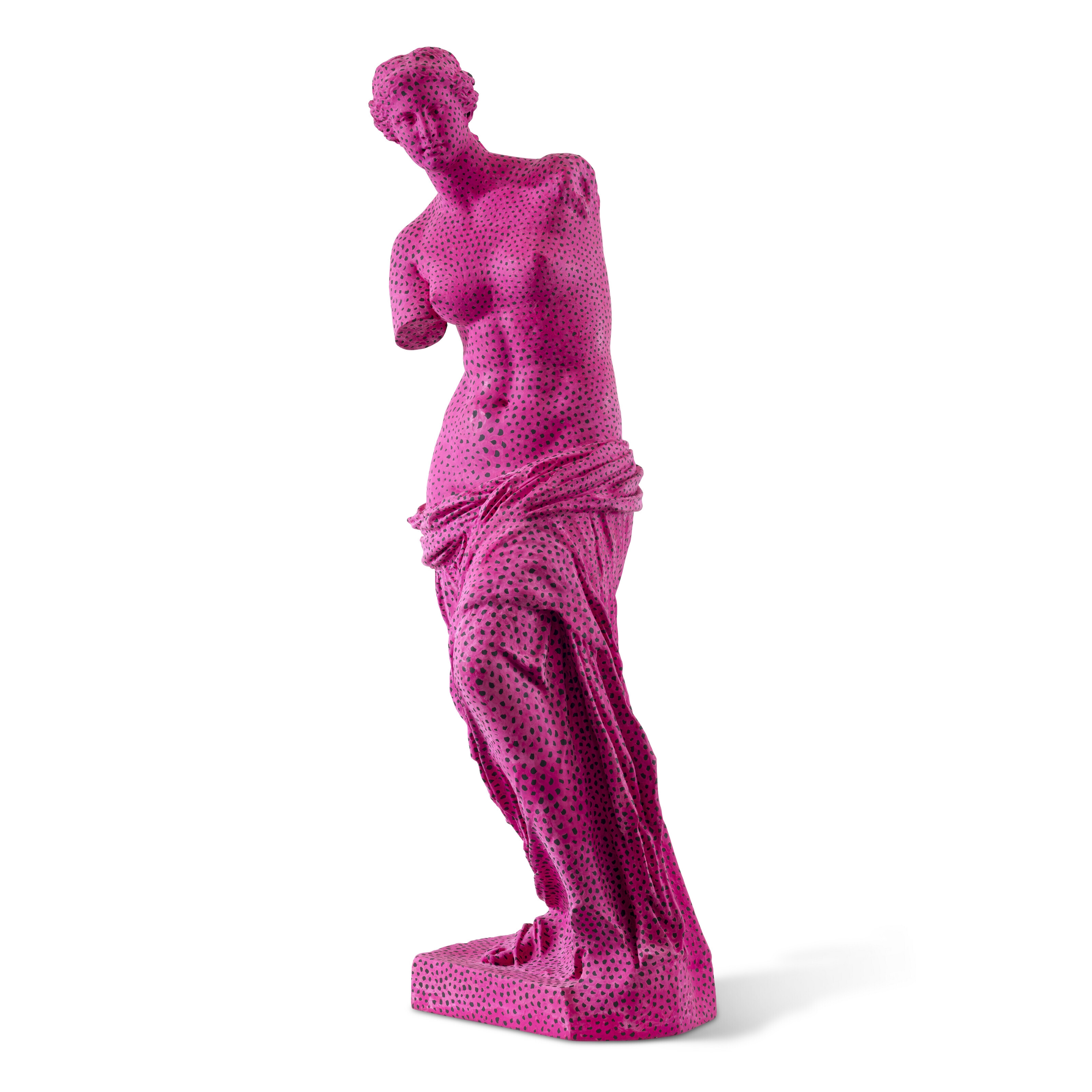 Artwork by Yayoi Kusama, Statue of Venus Obliterated by Infinity Nets, Made of acrylic on fiberglass and canvas