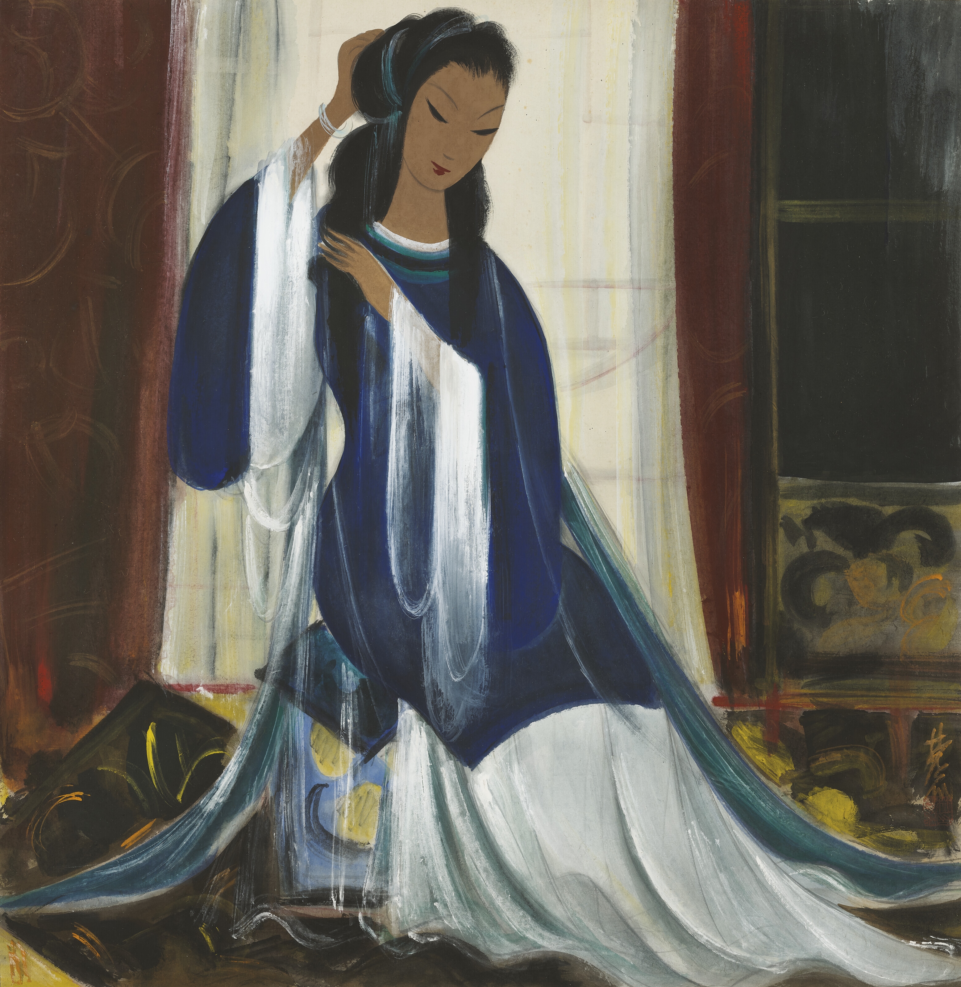 Lin Fengmian | Lady | MutualArt