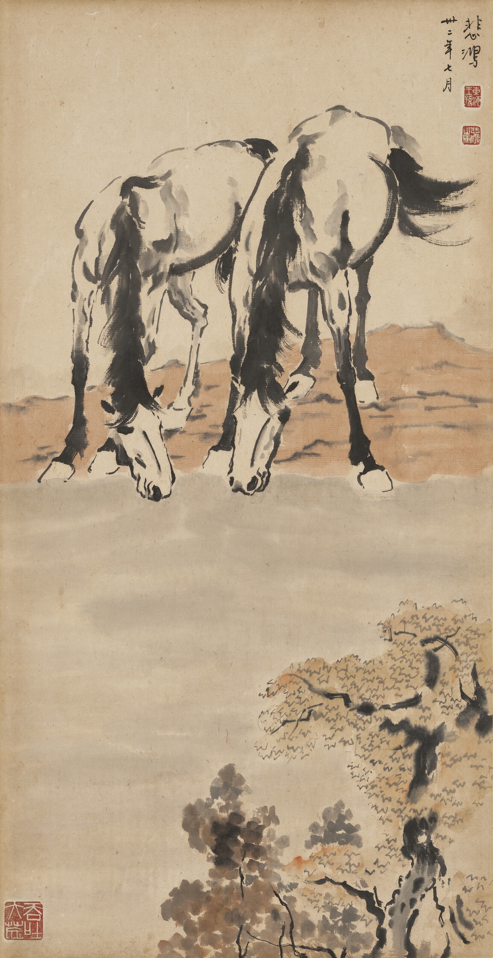 Eight Horses Xu Beihong