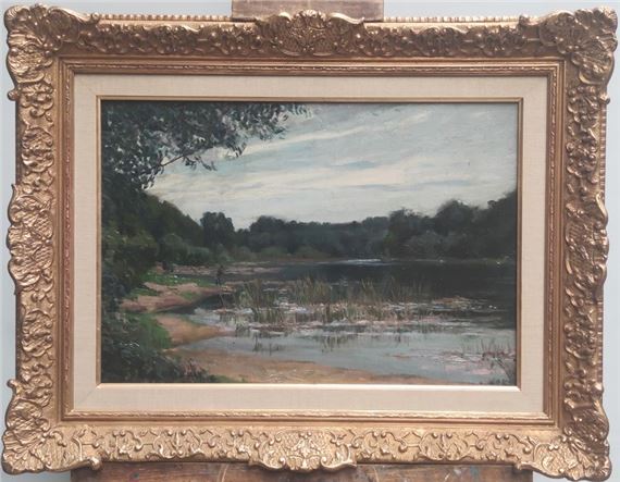 The fishermen in Neuville by Léon Giran-Max, 1906