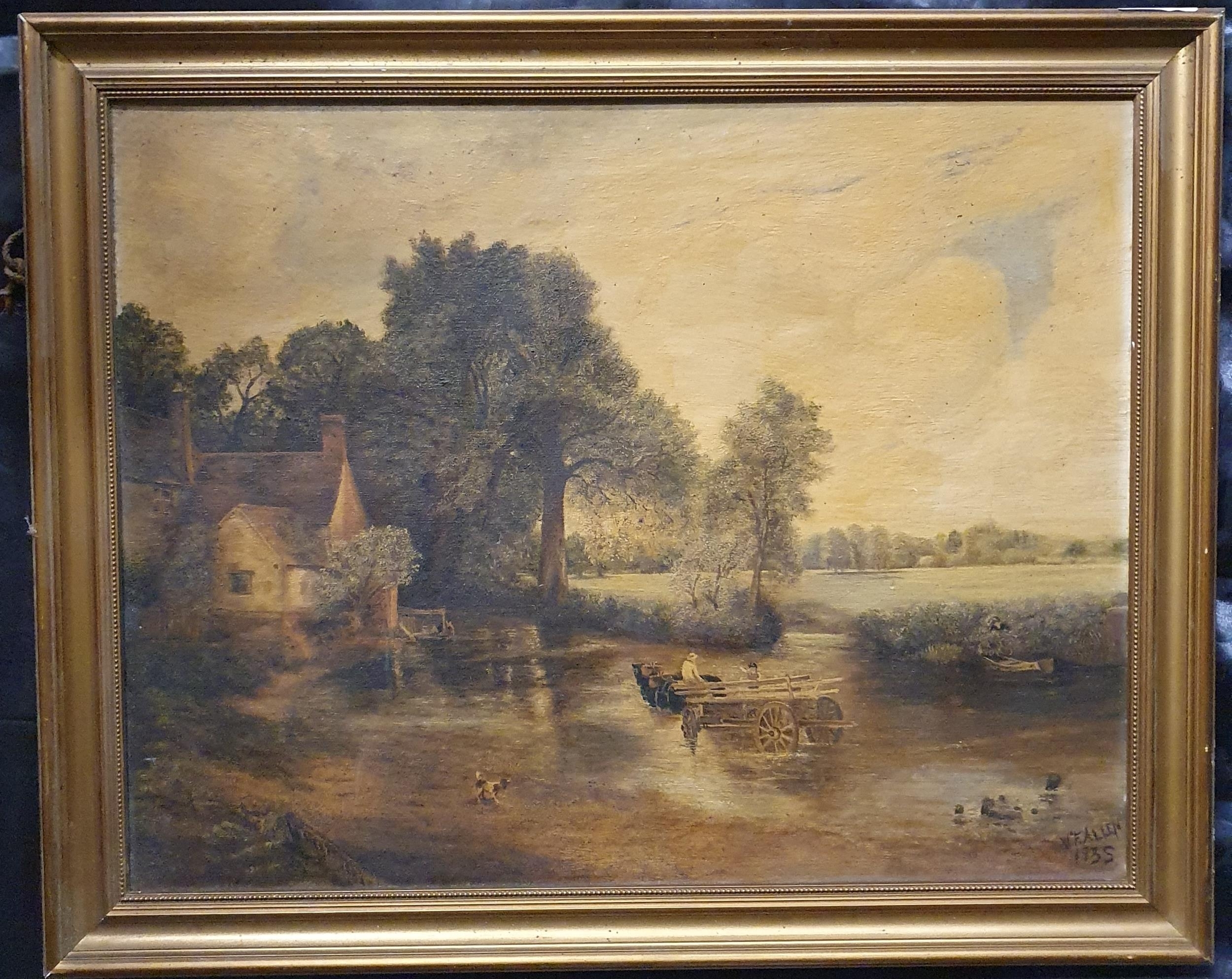 Artwork by Thomas Gainsborough, An early th Century Oil On Canvas after a painting by Gain, Made of Oil On Canvas