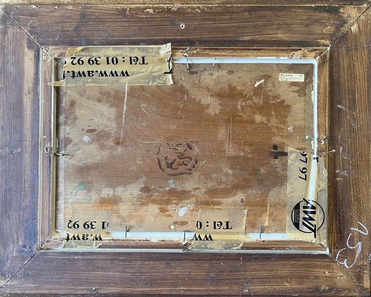 Artwork by Henri Liénard de Saint-Délis, Still life with a teapot and fruits, Made of Oil on panel