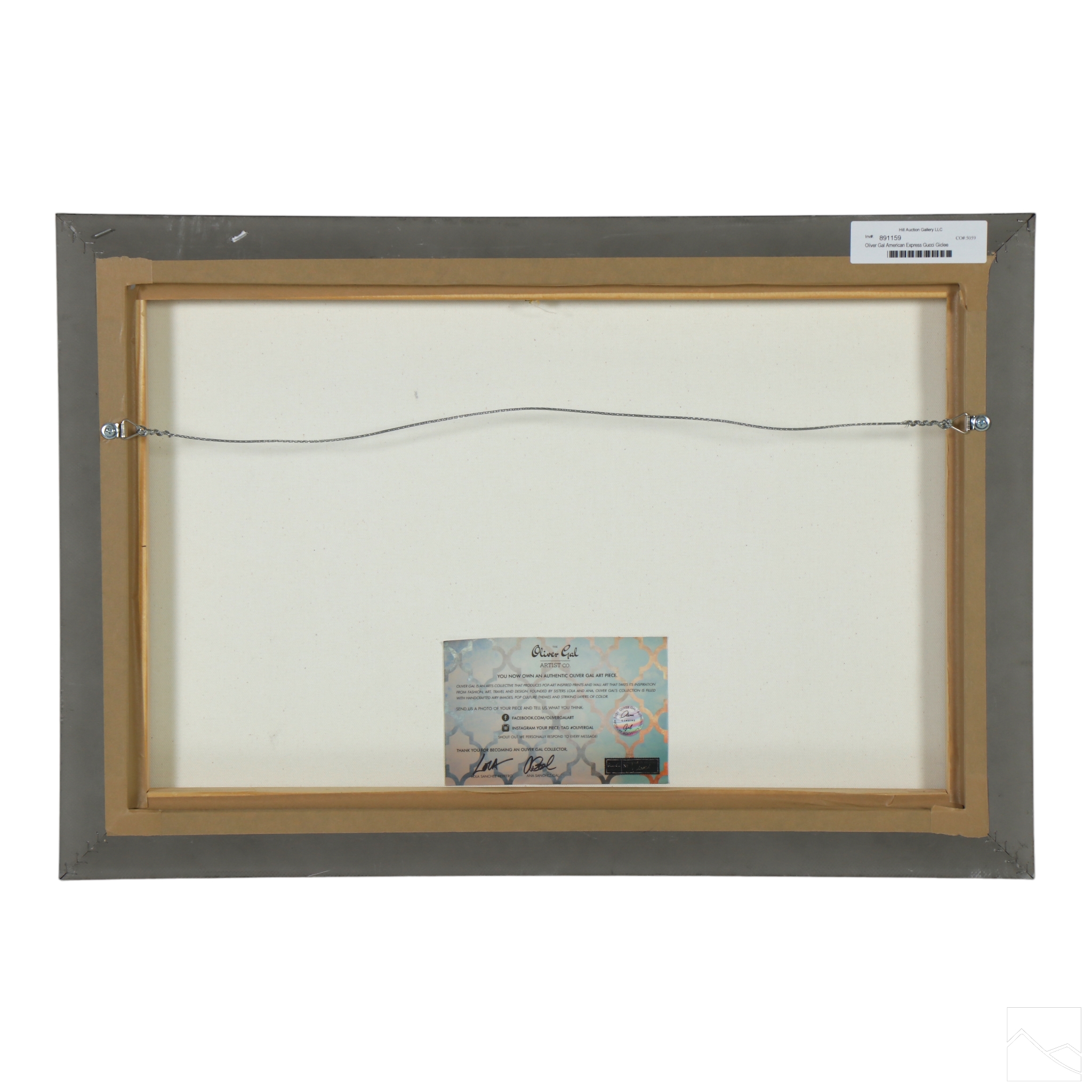 Artwork by Oliver Gal, American Express, Made of giclee print on canvas