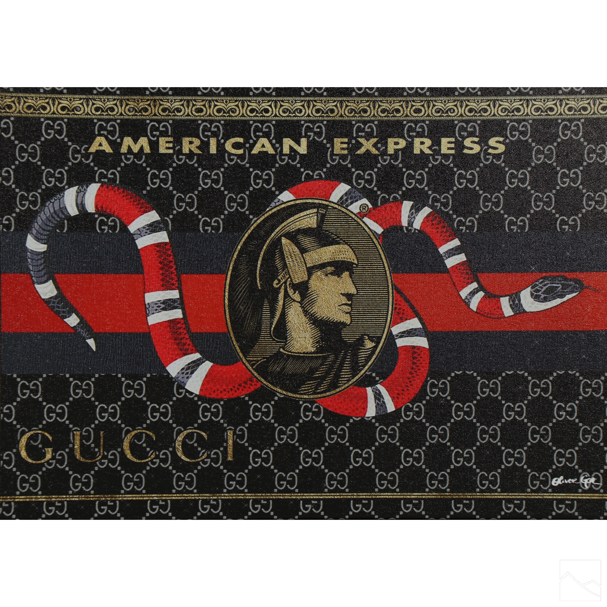 Artwork by Oliver Gal, American Express, Made of giclee print on canvas