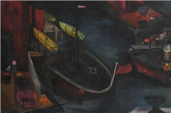 Ships in a dockyard - Brian Midlane