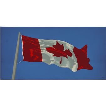 THE PAINTED FLAG, 1986 - Charles Pachter