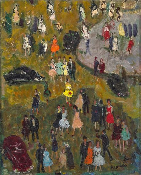 La rue by Francis Smith, circa 1950-1960