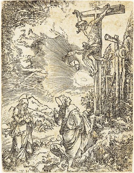 Christ on the Cross by Wolf Huber, circa 1517