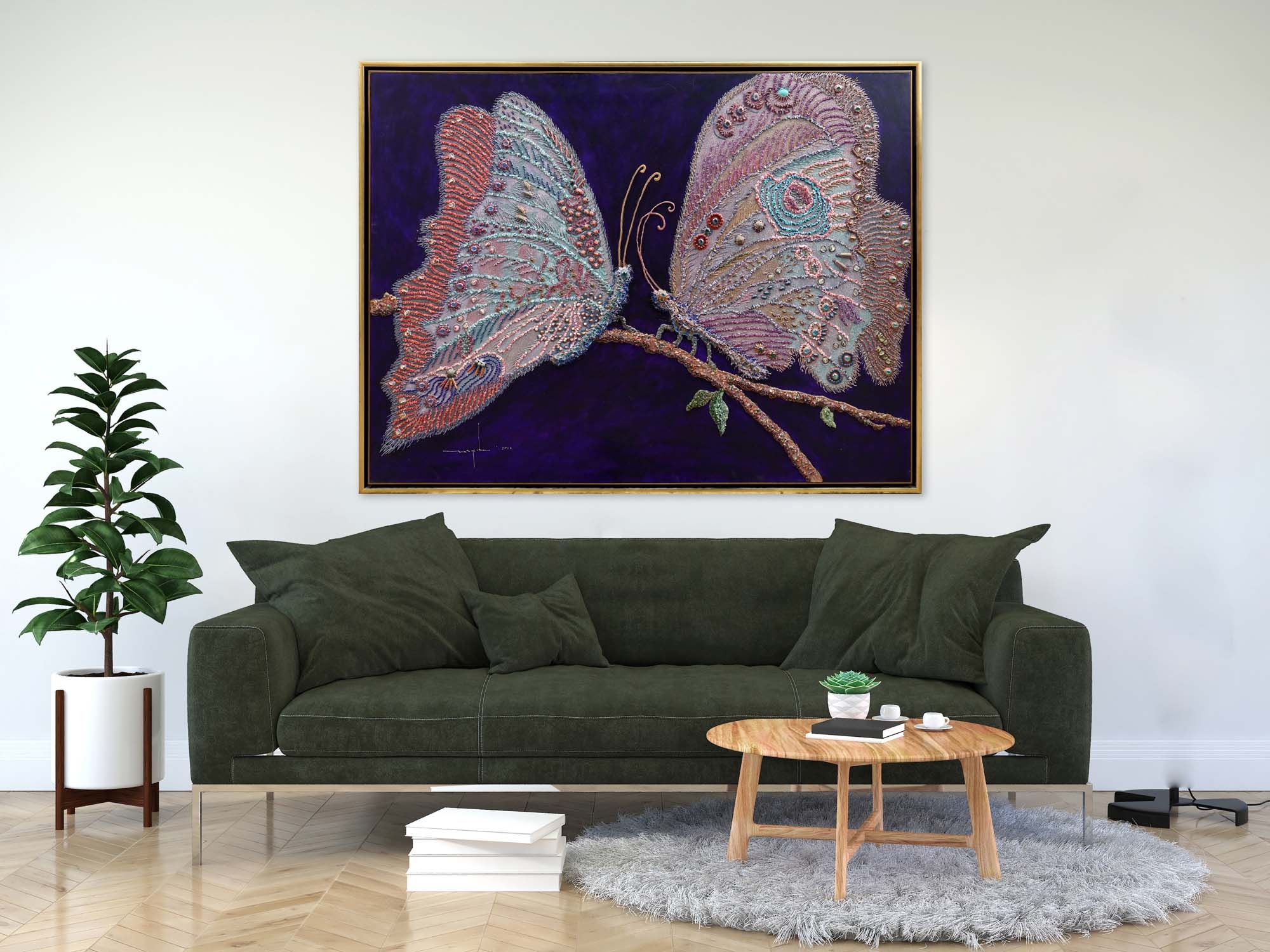 Artwork by Sasya Tranggono, From Indonesia With Love, 2013, Made of Mixed media on canvas