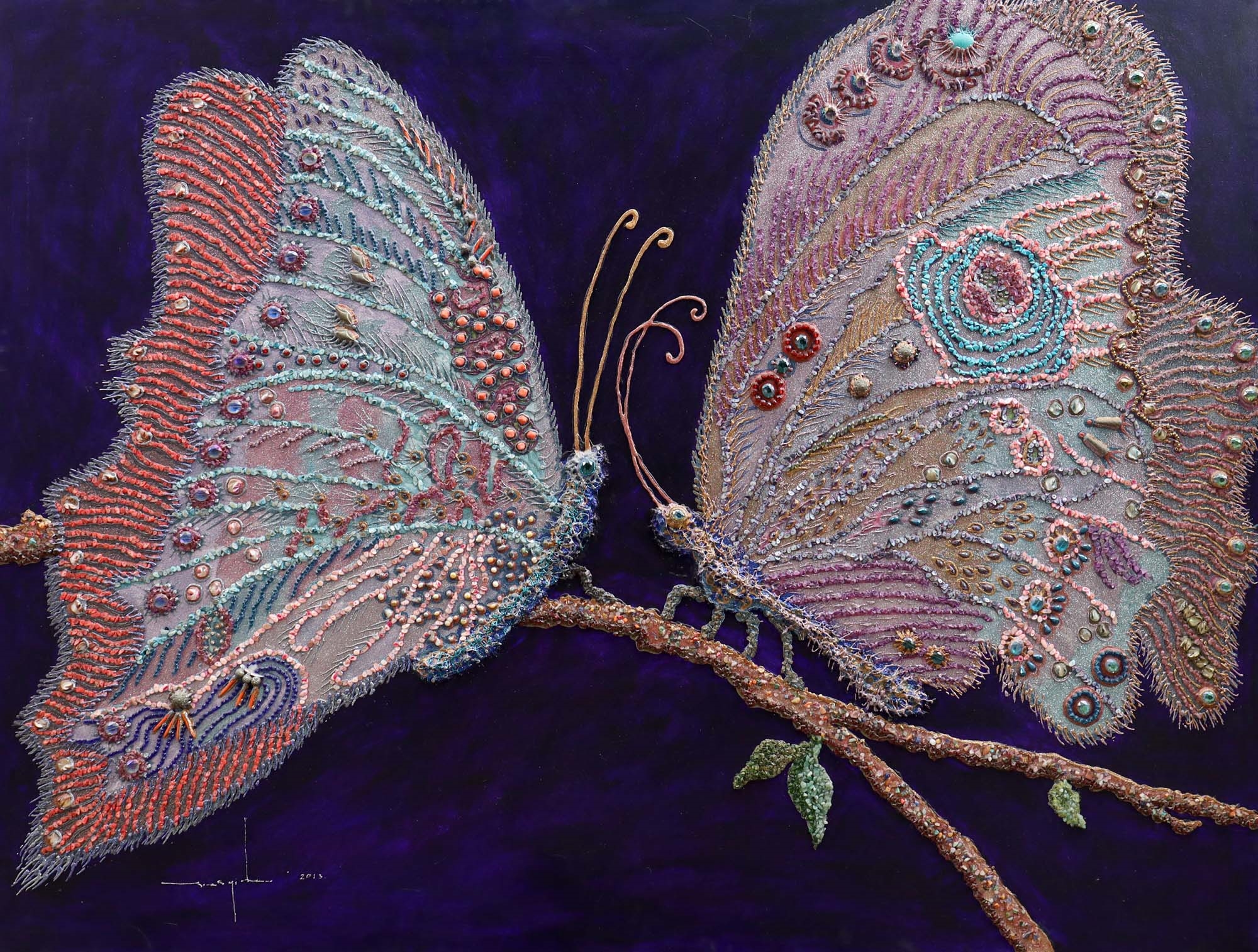 Artwork by Sasya Tranggono, From Indonesia With Love, 2013, Made of Mixed media on canvas