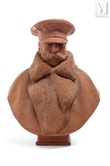 Portrait du tsar Alexandre II portant le manteau et la casquette du régiment des chevaliers de la garde impériale - Romuald Giedroyć